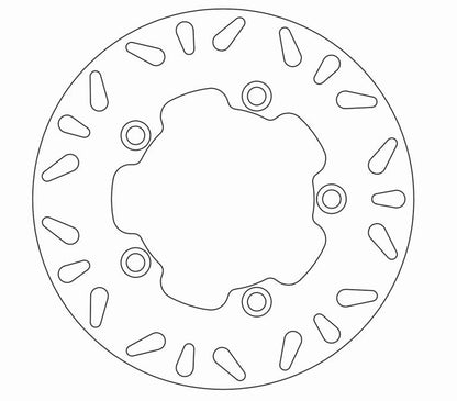 Ferodo Brake Disc Solid FMD0265R