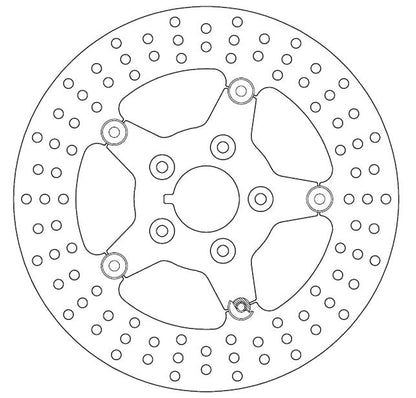 Ferodo Brake Disc Floating Steel Centre FMD0266RF
