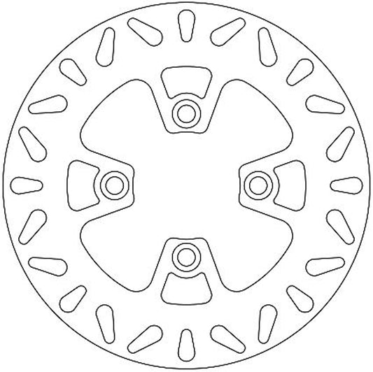 Ferodo Brake Disc Solid FMD0318R