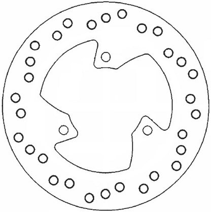 Ferodo Brake Disc Solid FMD0327R