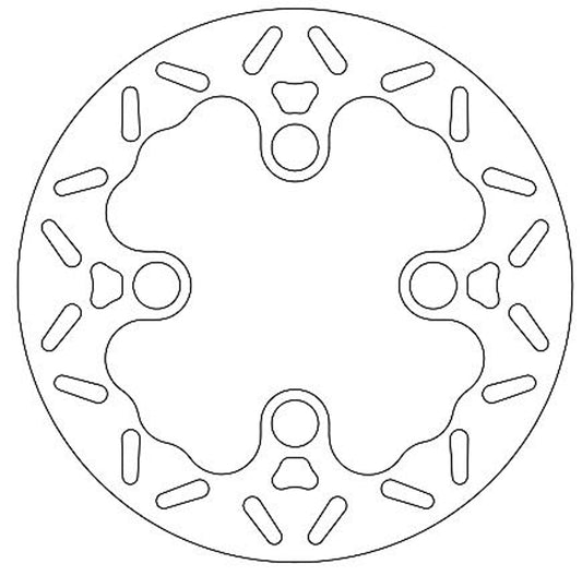 Ferodo Brake Disc Solid FMD0332R
