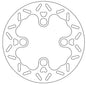 Ferodo Brake Disc Solid FMD0332R