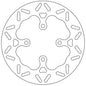 Ferodo Brake Disc Solid FMD0333R