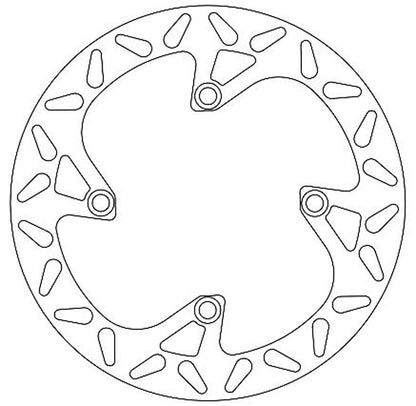 Ferodo Brake Disc Solid FMD0335R