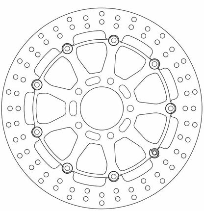 Ferodo Brake Disc Floating Alloy Centre FMD0349RX