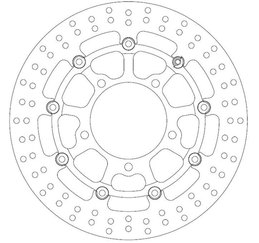 Ferodo Brake Disc Floating Alloy Centre FMD0393RX