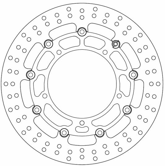 Ferodo Brake Disc Floating Alloy Centre FMD0394RX