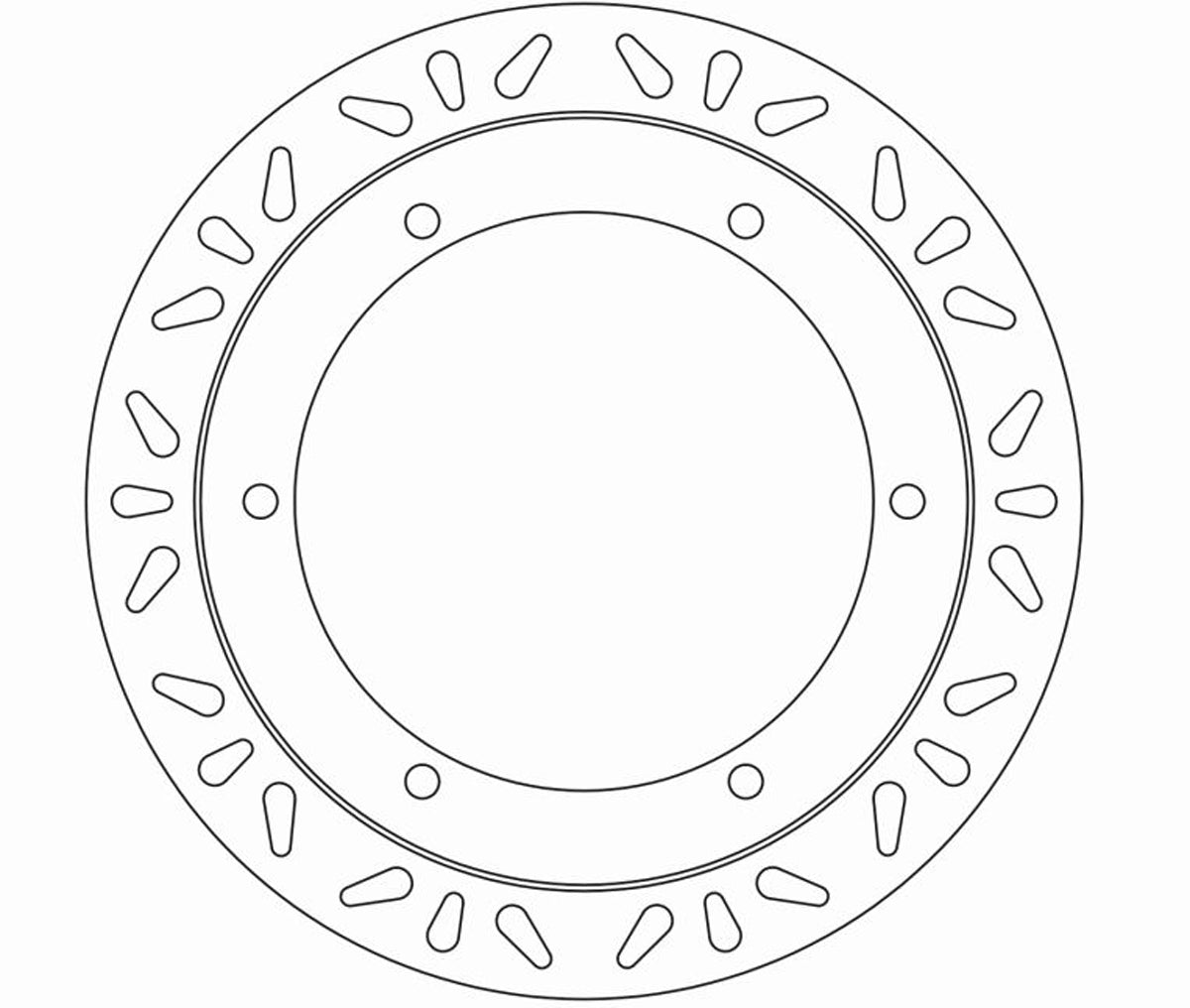 Ferodo Brake Disc Solid FMD0403R