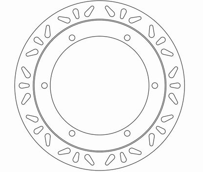 Ferodo Brake Disc Solid FMD0403R
