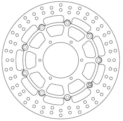Ferodo Brake Disc Floating Alloy Centre FMD0411RX