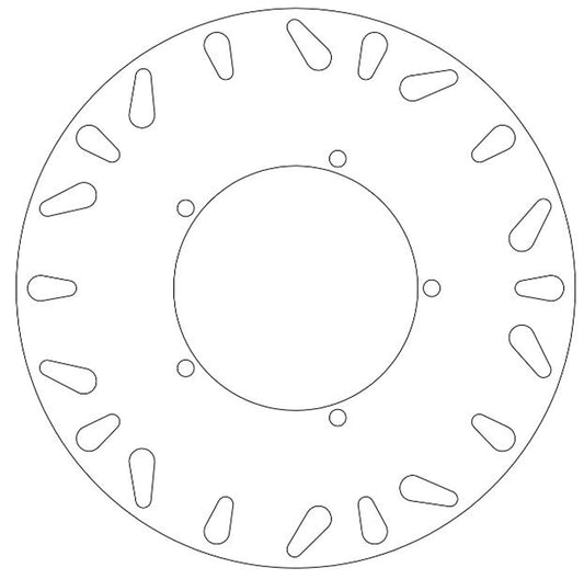 Ferodo Brake Disc Solid FMD0413R