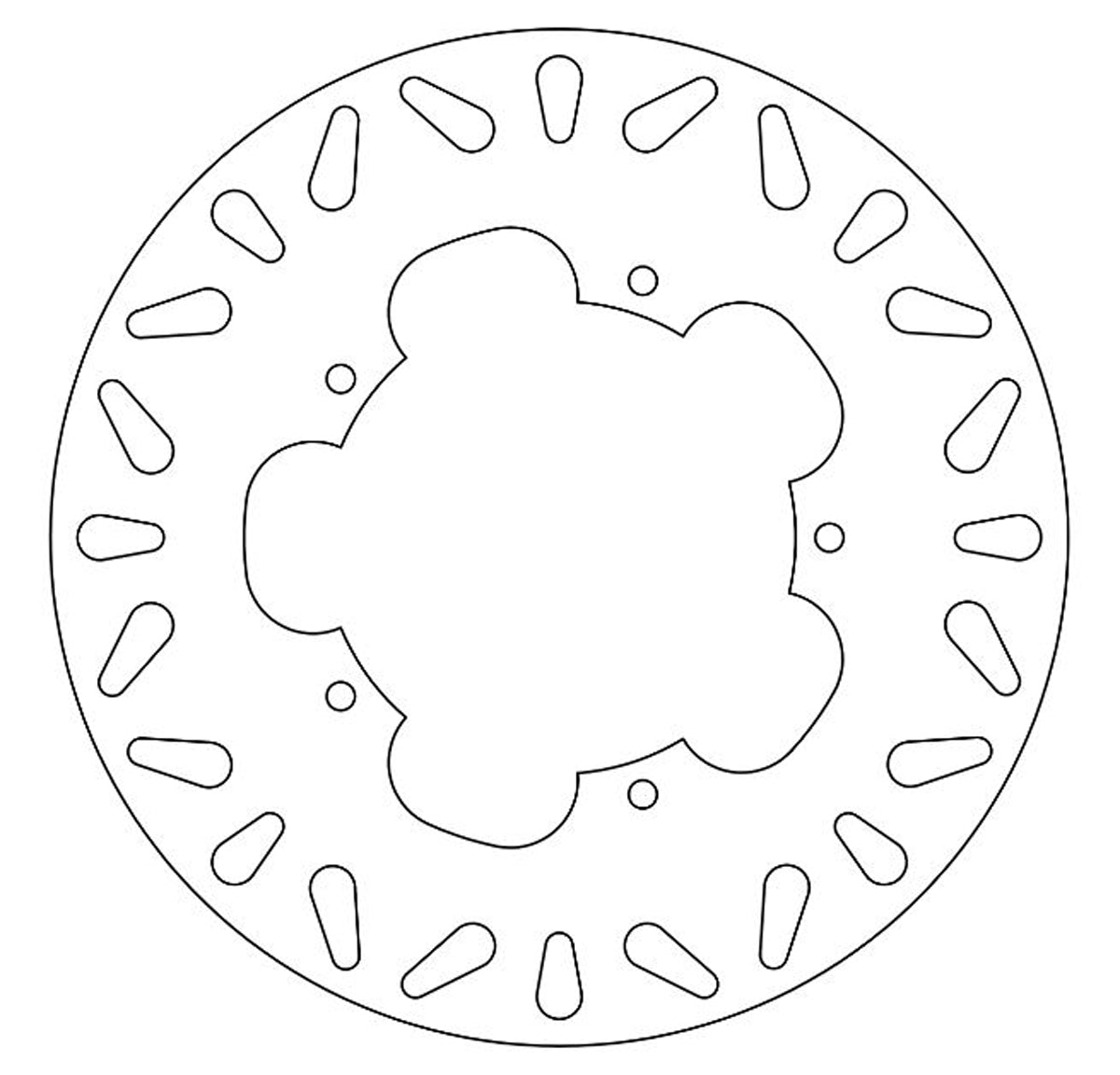 Ferodo Brake Disc Solid FMD0415R