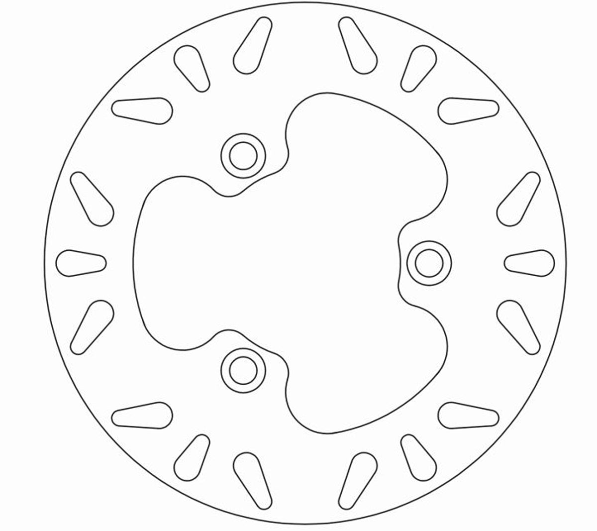 Ferodo Brake Disc Solid FMD0418R