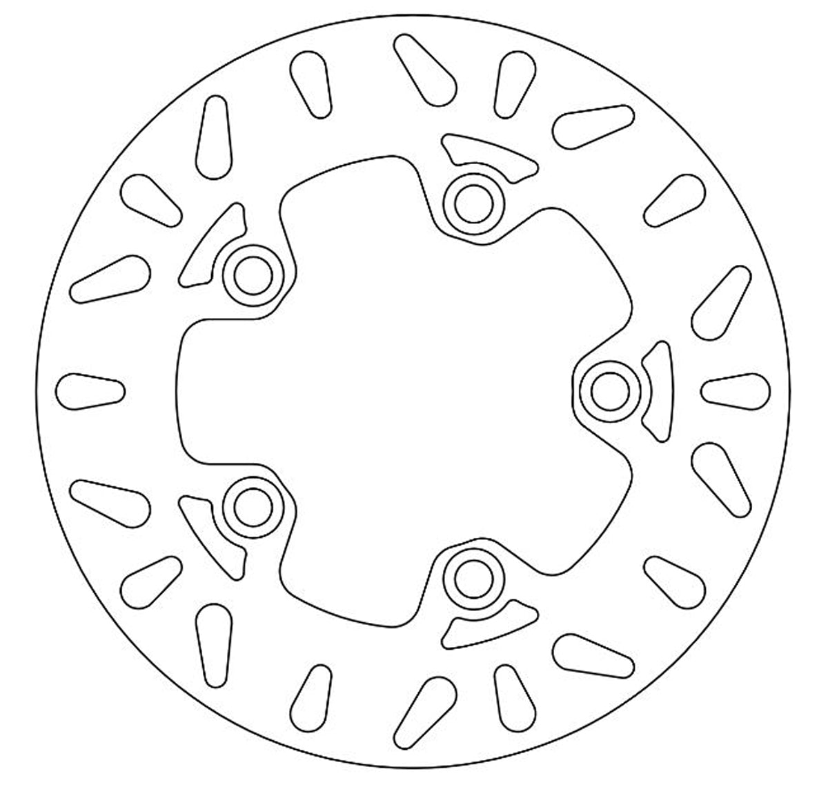 Ferodo Brake Disc Solid FMD0421R