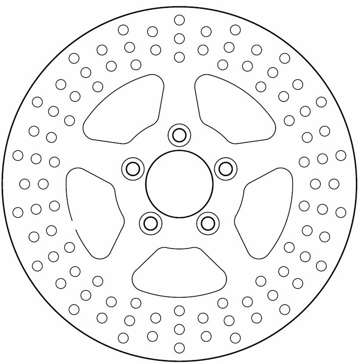 Ferodo Brake Disc Solid FMD0433R