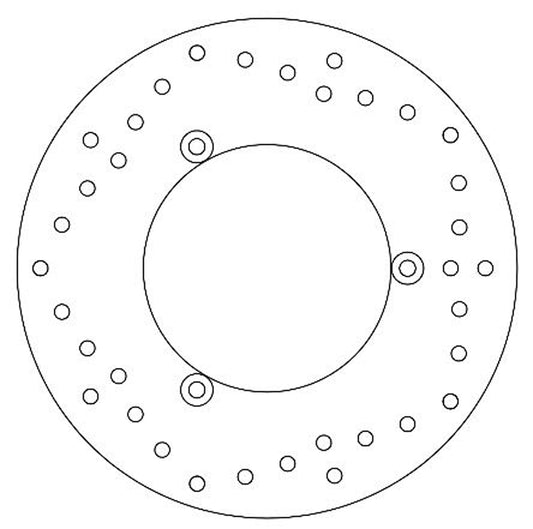 Ferodo Brake Disc Solid FMD0444R