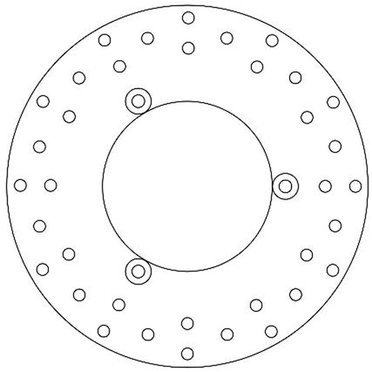 Ferodo Brake Disc Solid FMD0445R