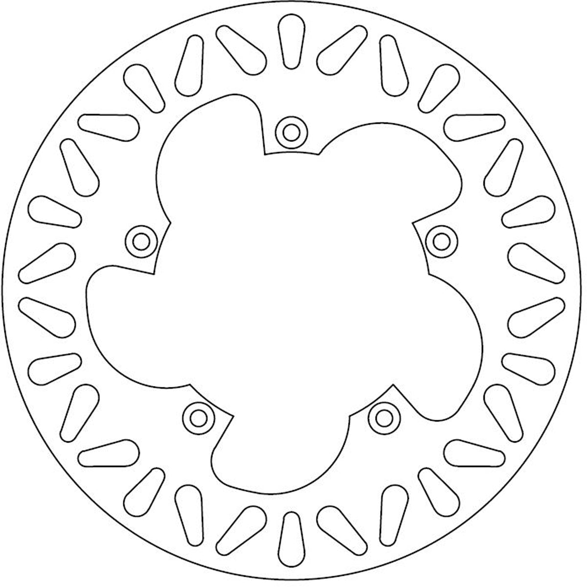 Ferodo Brake Disc Solid FMD0447R