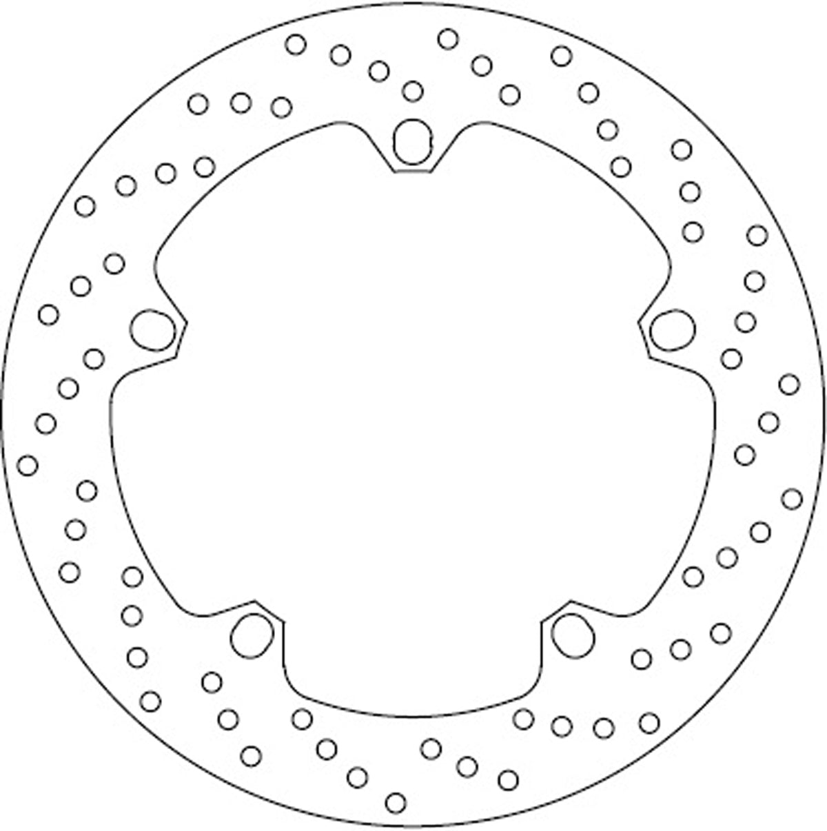 Ferodo Brake Disc Solid FMD0450R