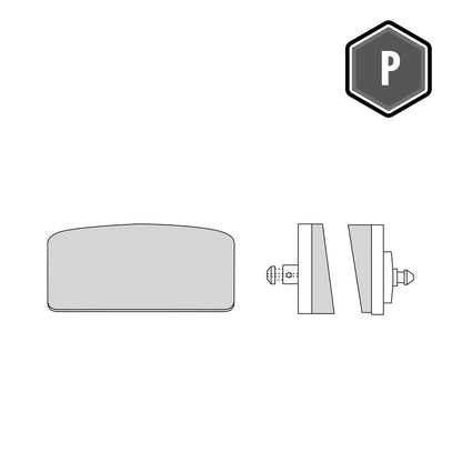 Ferodo FDB155EFP Platinum Compound Pad - FA022