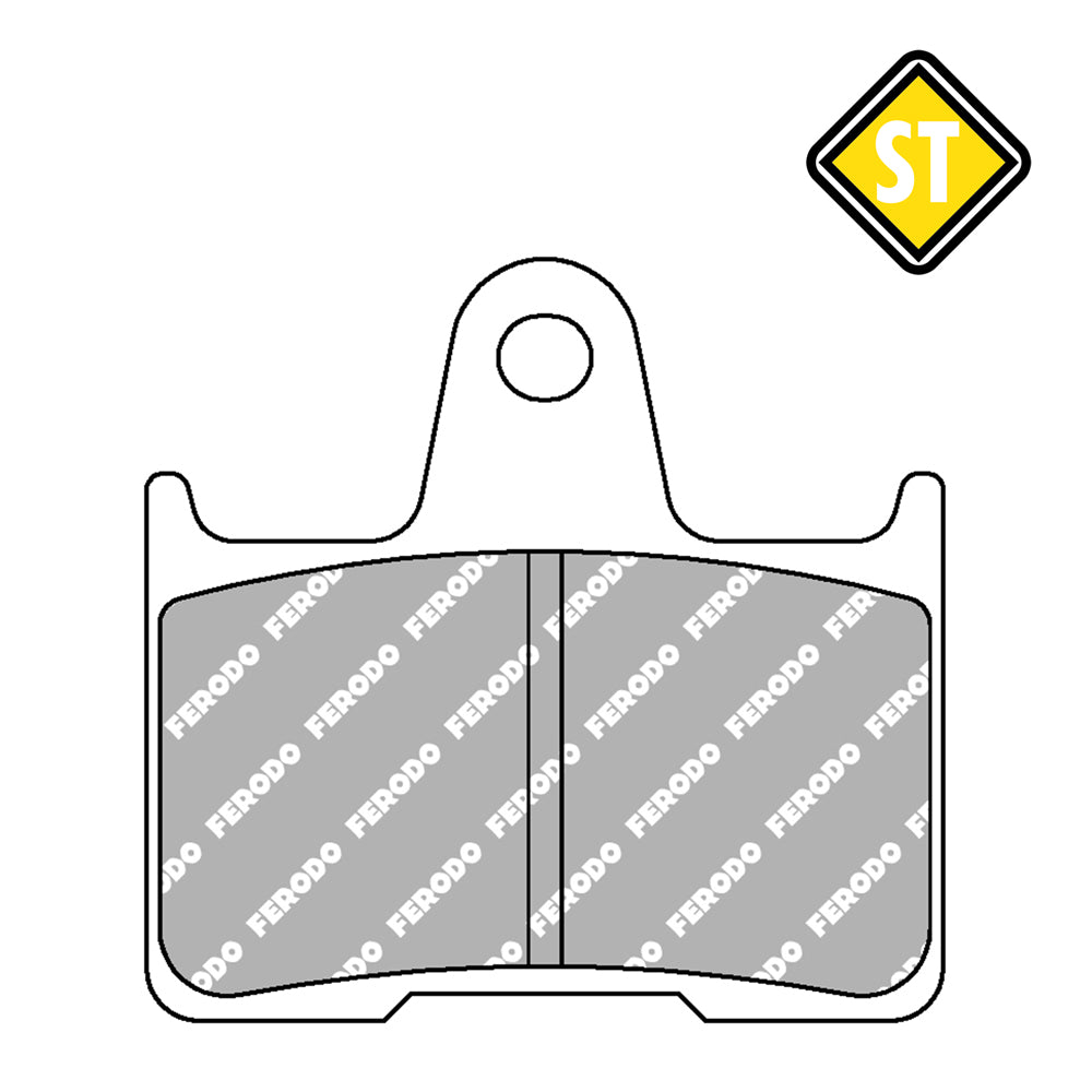 Ferodo FDB2111ST Sinter Grip Road Compound Pad - FA254