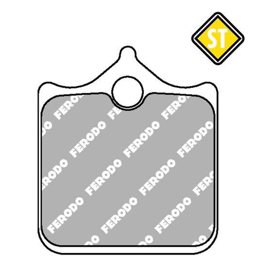 Ferodo FDB2120ST Sinter Grip Road Compound Pad - 4 Per Set - FA322/4HH