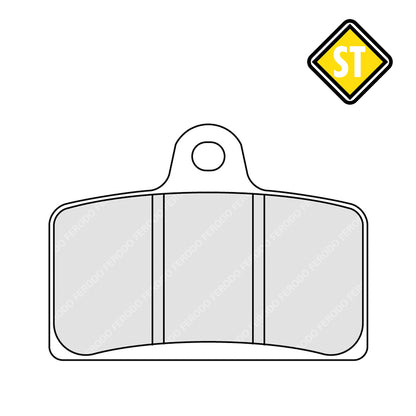 Ferodo FDB2201ST Sinter Grip Road Compound Pad - FA399