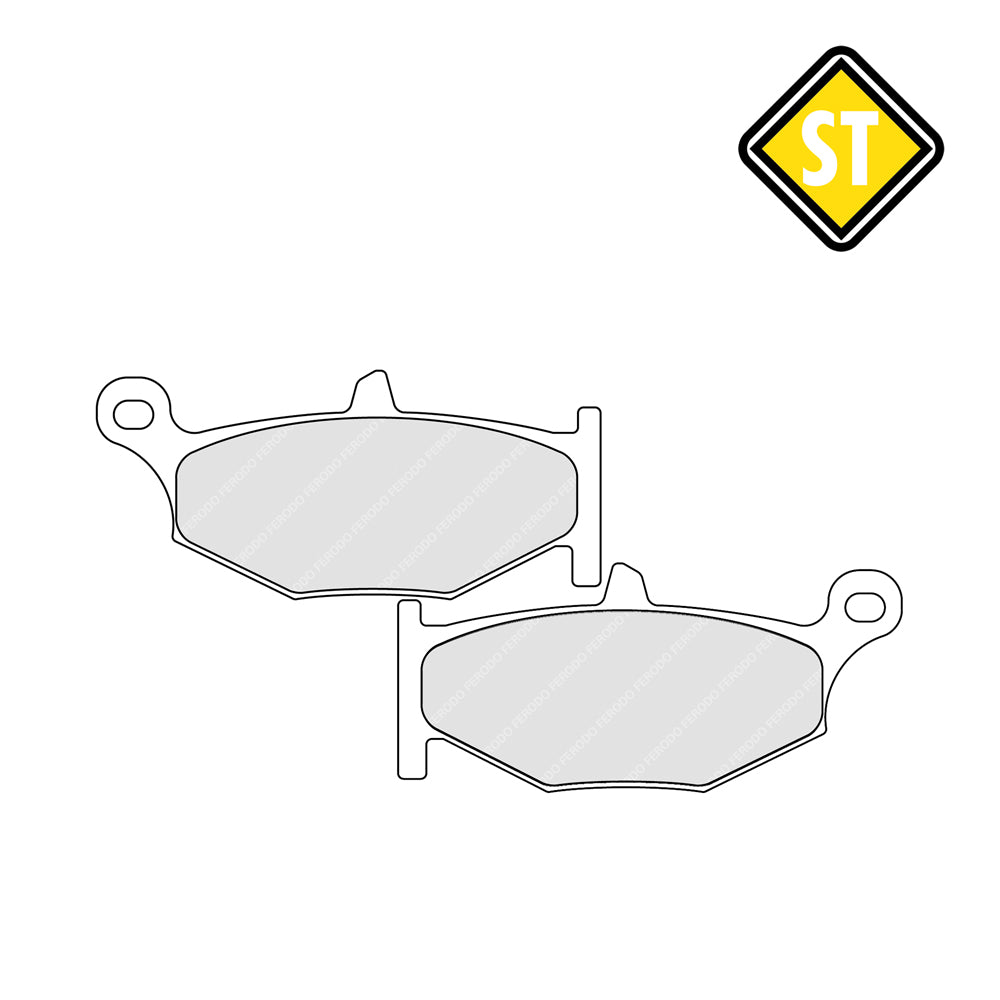 Ferodo FDB2213ST Sinter Grip Road Compound Pad - FA419