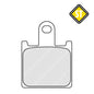 Ferodo FDB2220ST Sinter Grip Road Compound Pad - 4 Per Set - FA417/4