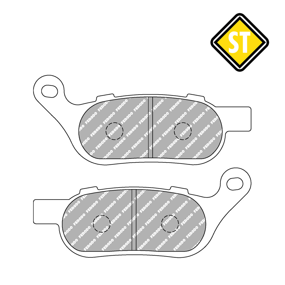 Ferodo FDB2251ST Sinter Grip Road Compound Pad - FA458