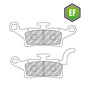 Ferodo FDB2264 Eco-Friction Pad (FA492 VD283 DB2202)