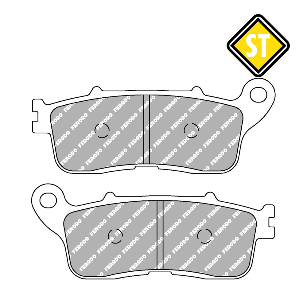 Ferodo FDB2281ST Sinter Grip Road Compound Pad - FA636HH