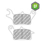 Ferodo FDB2289EF Eco-Friction Pad - FA708 / SFA708