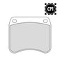 Ferodo FDB342 Ceramic CPRO Racing Compound Pad - FA016