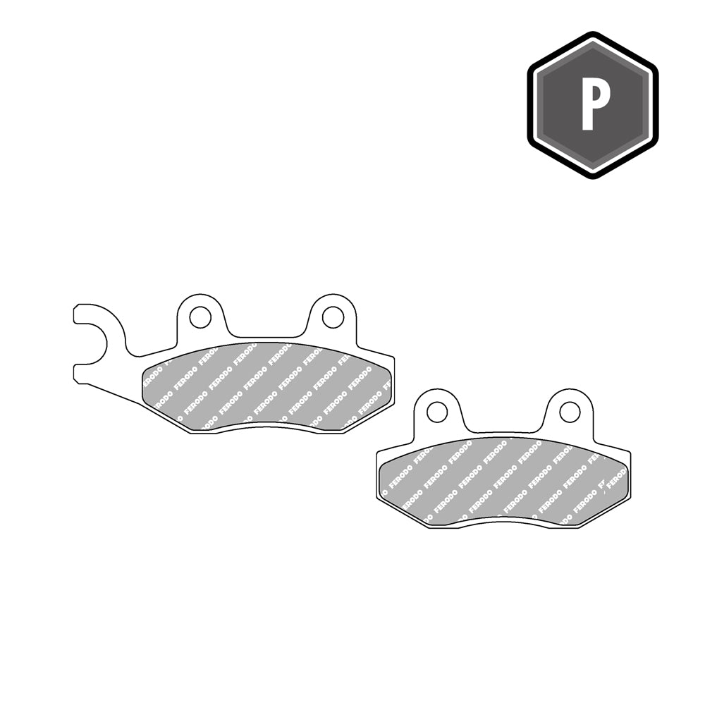 Ferodo FDB497EFP Platinum Compound Pad - FA135