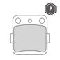 FERODO FDB661 Platinum Compound Pad / FA084/3 / VD127 / DB2800