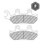 FERODO FDB737 Platinum Compound Pad / FA172 / VD252