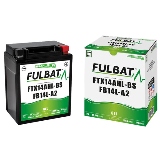 Fulbat FTX14AHL-BS / FB14L-A2 (WC) Gel Factory Activated Battery