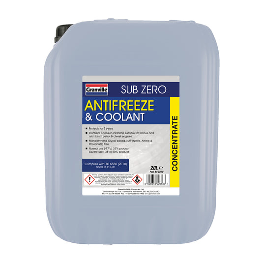 Sub Zero Blue Coolant Concentrate - 20 Litre