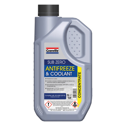 Sub Zero Blue Coolant Concentrate - 1 Litre