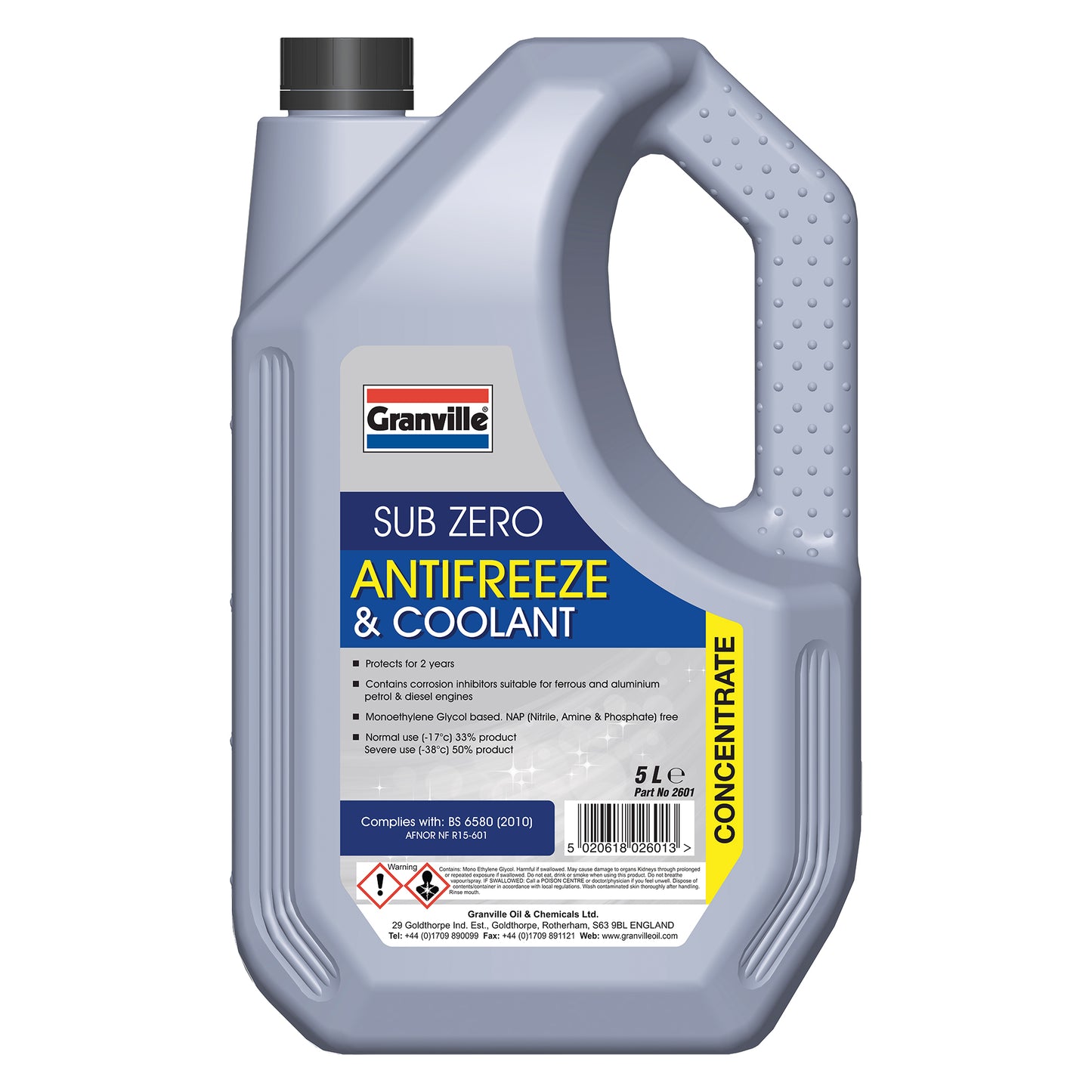 Sub Zero Blue Coolant Concentrate - 5 Litre