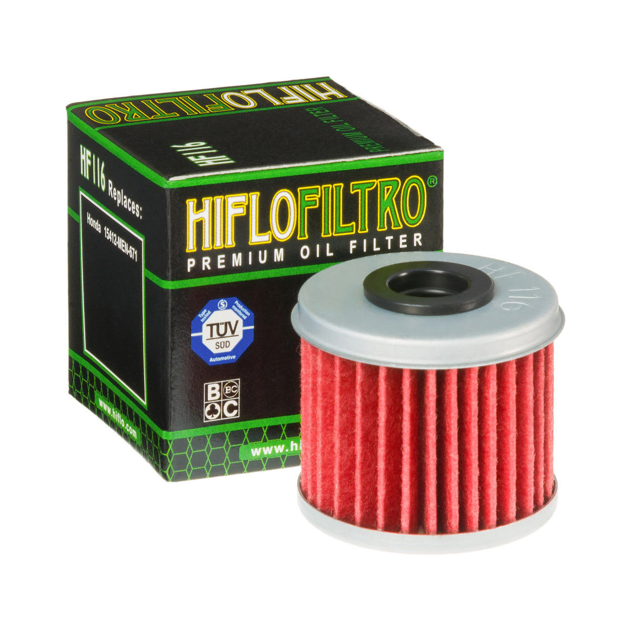 Hiflofiltro Oil Filter HF116