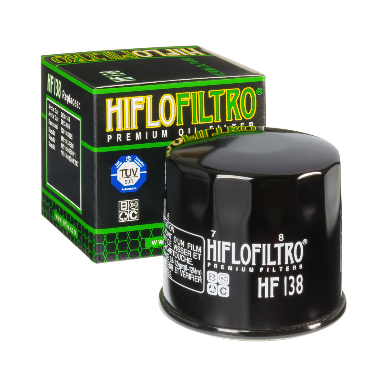 Hiflofiltro Oil Filter HF138