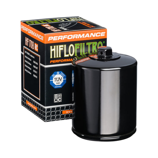 Hiflofiltro Racing Oil Filter Gloss Black HF170BRC
