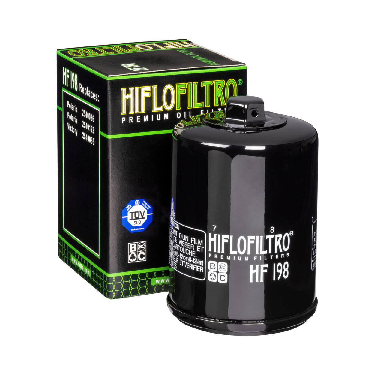 Hiflofiltro Oil Filter HF198