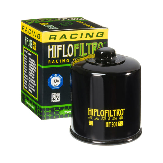 Hiflofiltro Racing Oil Filter Chrome Finish HF303RC