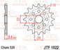 JT Front Sprocket JTF1022.15