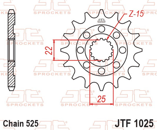 JT Front Sprocket JTF1025.15