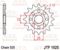 JT Front Sprocket JTF1025.15