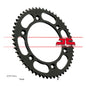 JT Rear Sprocket JTR1258.54